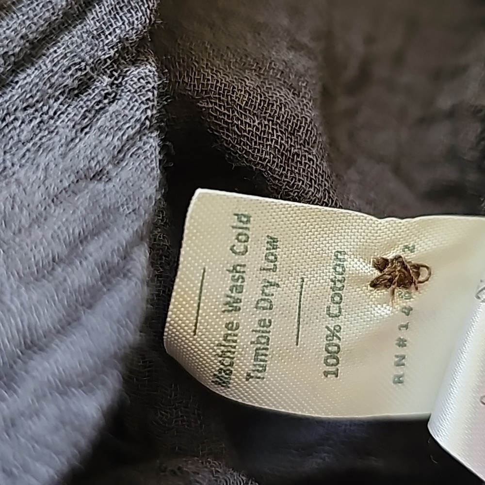 Marine layer Island Short Sleeve Button Down Tunic in Black - Picture 8 of 8